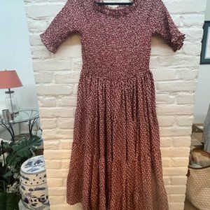 Red Floral Dress size large